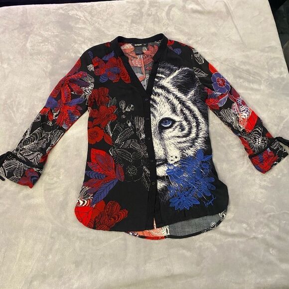 Desigual blouse, XS - Picture 1 of 6